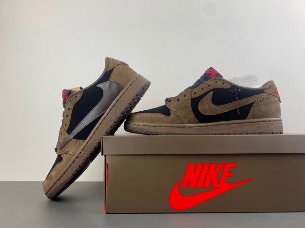 JORDAN 1 LOW X TRAVIS SCOTT 'VELVET BROWN'